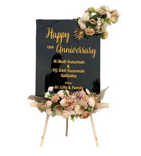 Papan Bunga Akrilik Reba Tinggi